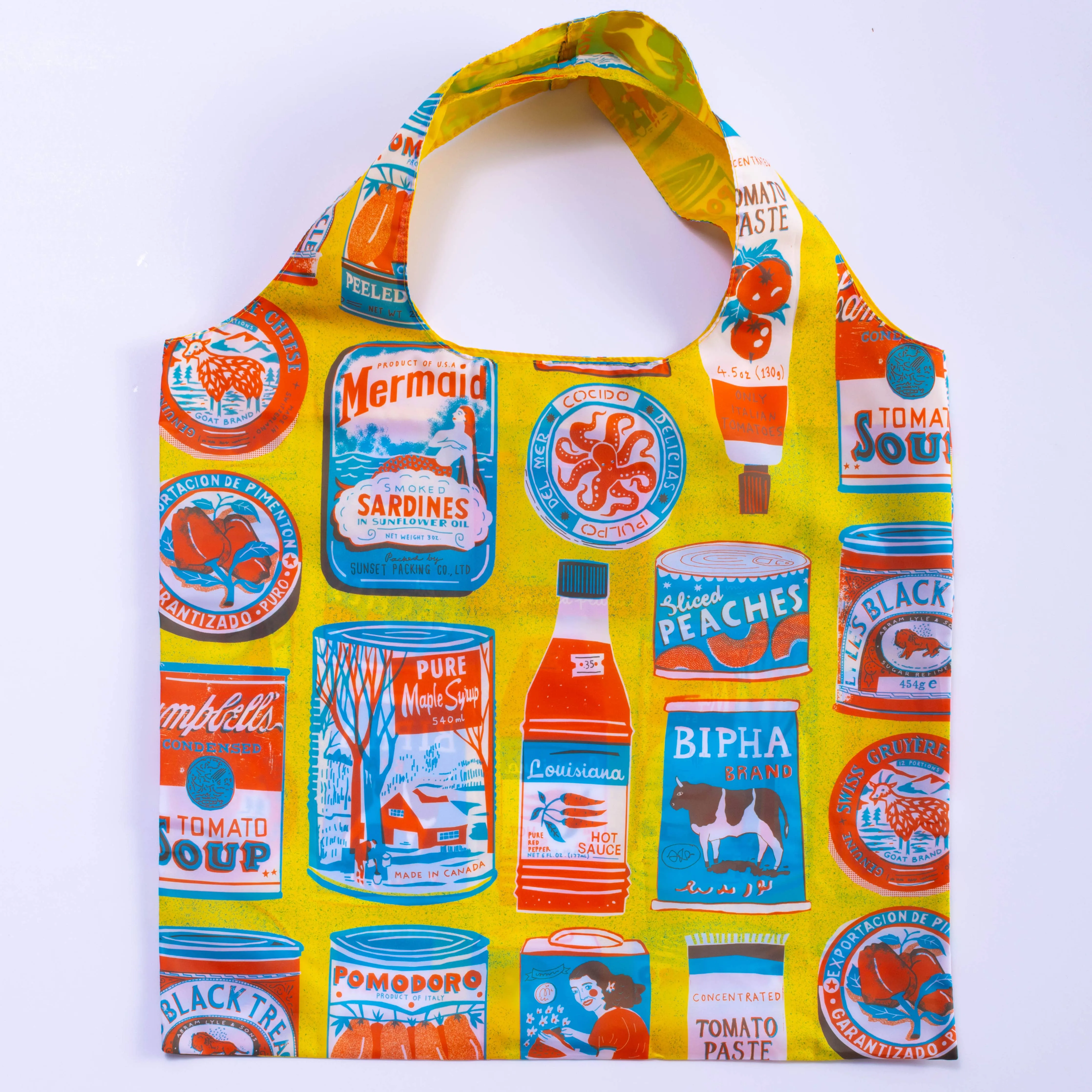 Tins Art Sack by Printed Peanut - Eco-Friendly Reusable Tote