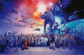 TRENDS INTERNATIONAL STAR WARS GALAXY WALL POSTER 22.375" X 34"