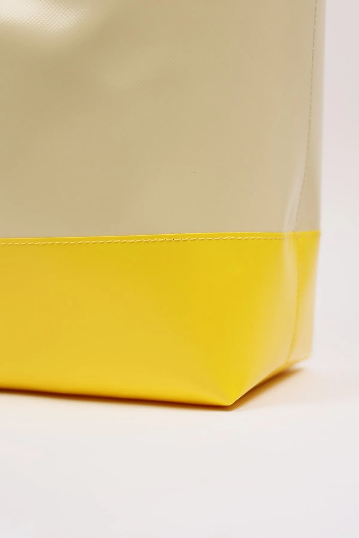 Tribeca Shopping Bag - Yellow/White