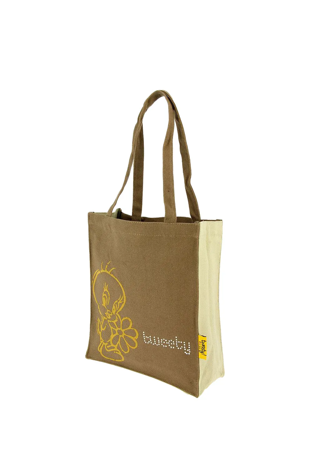 Tweety Avenue Of The Stars Mini Tote Bag [Khaki]