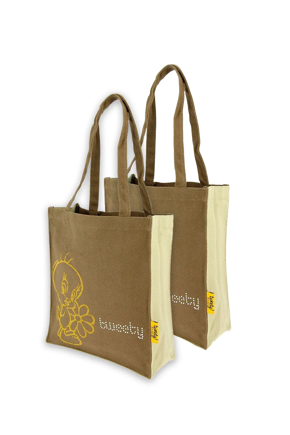 Tweety Avenue Of The Stars Mini Tote Bag [Khaki]