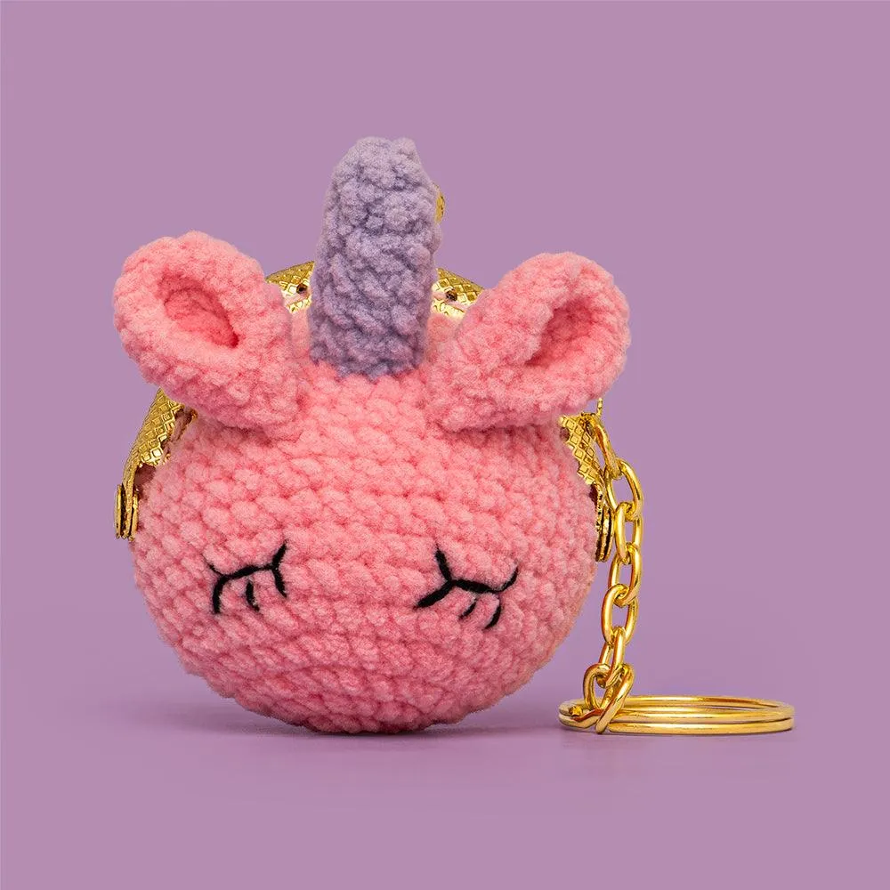 Unicorn Coin Purse Crochet Kit