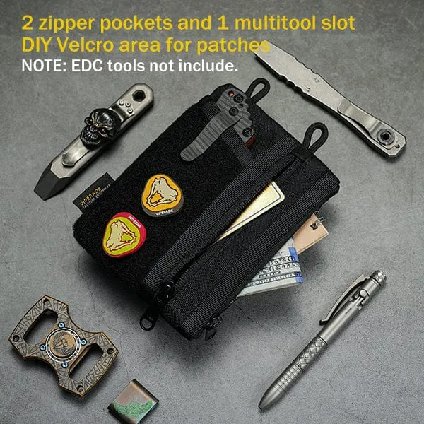 VE16 Pocket Organizer, EDC Organizer Pouch with 7 Pockets