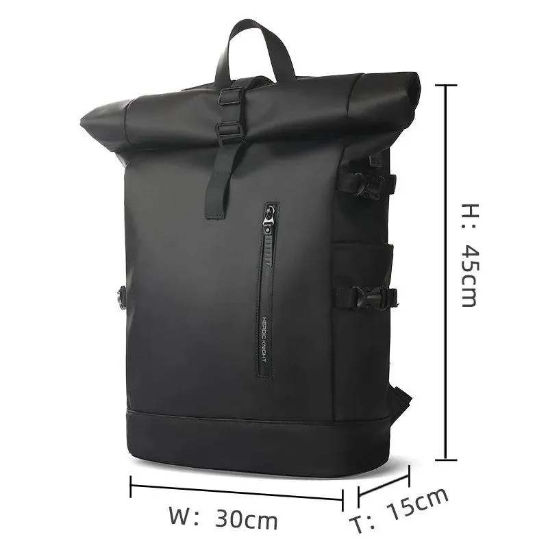 Versatile Waterproof Men's Travel Backpack with USB Port - Expandable 15.6" Laptop Bag for Work and Outdoor Adventures