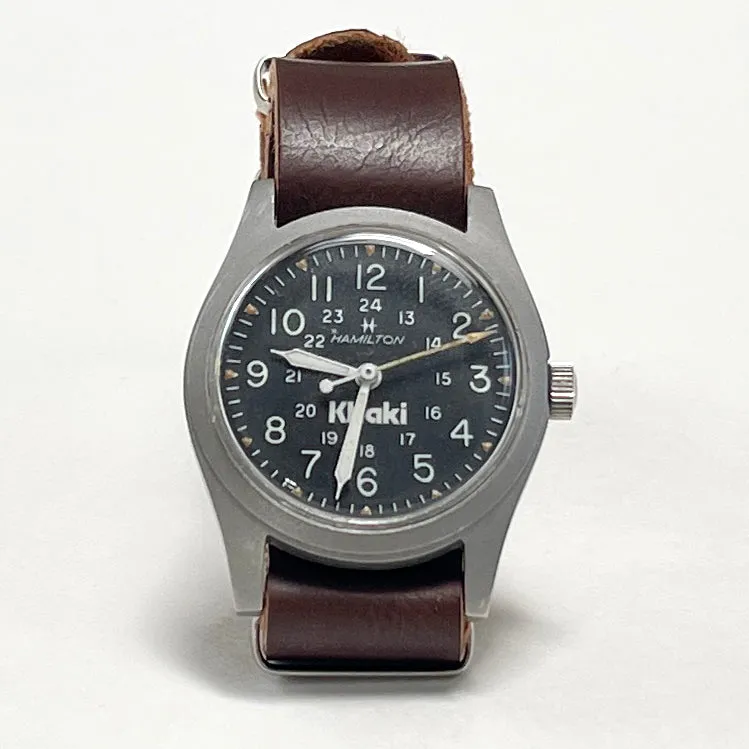 Vintage 1980's Hamilton Khaki Field Watch