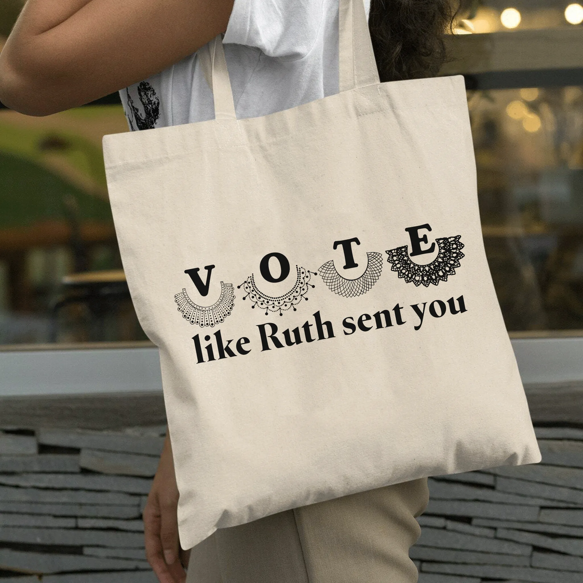 Vote Like Ruth Sent You Tote Bag TBW399