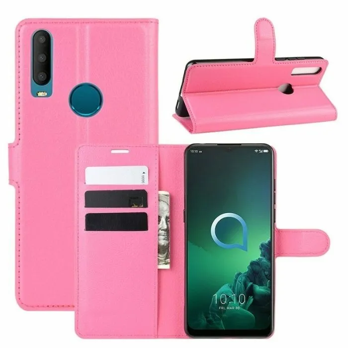 Wallet Case for Alcatel 1S 2020 - Pink