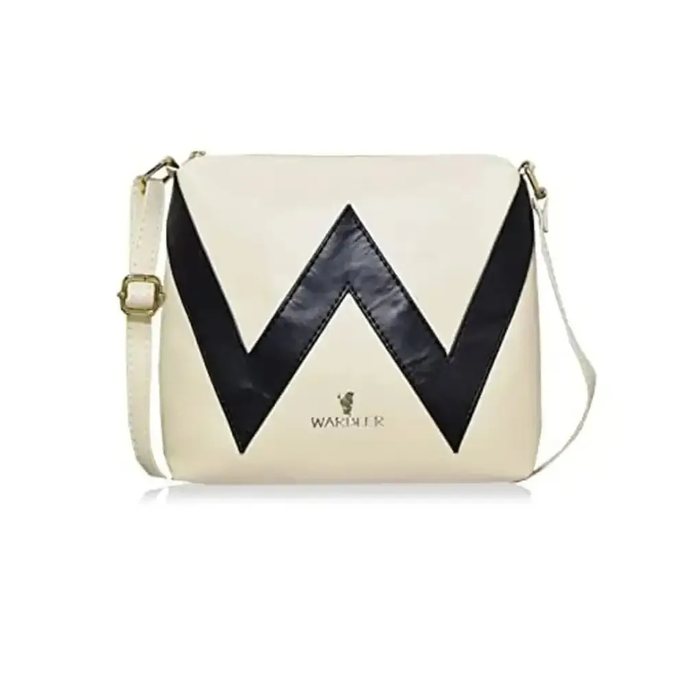 Warbler Sling Bag For Women's And Girl's | Cream