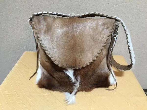 Western Shoulder Bag Hair on Hide