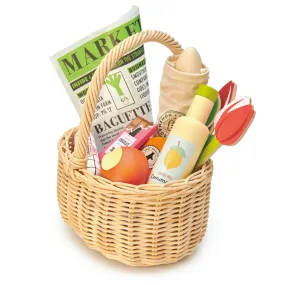 WICKER SHOPPING BASKET