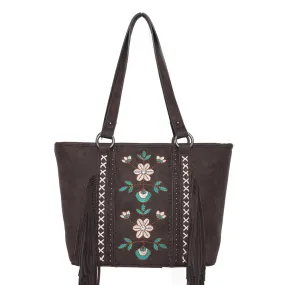 Wrangler Floral Embroidered Fringe Bag