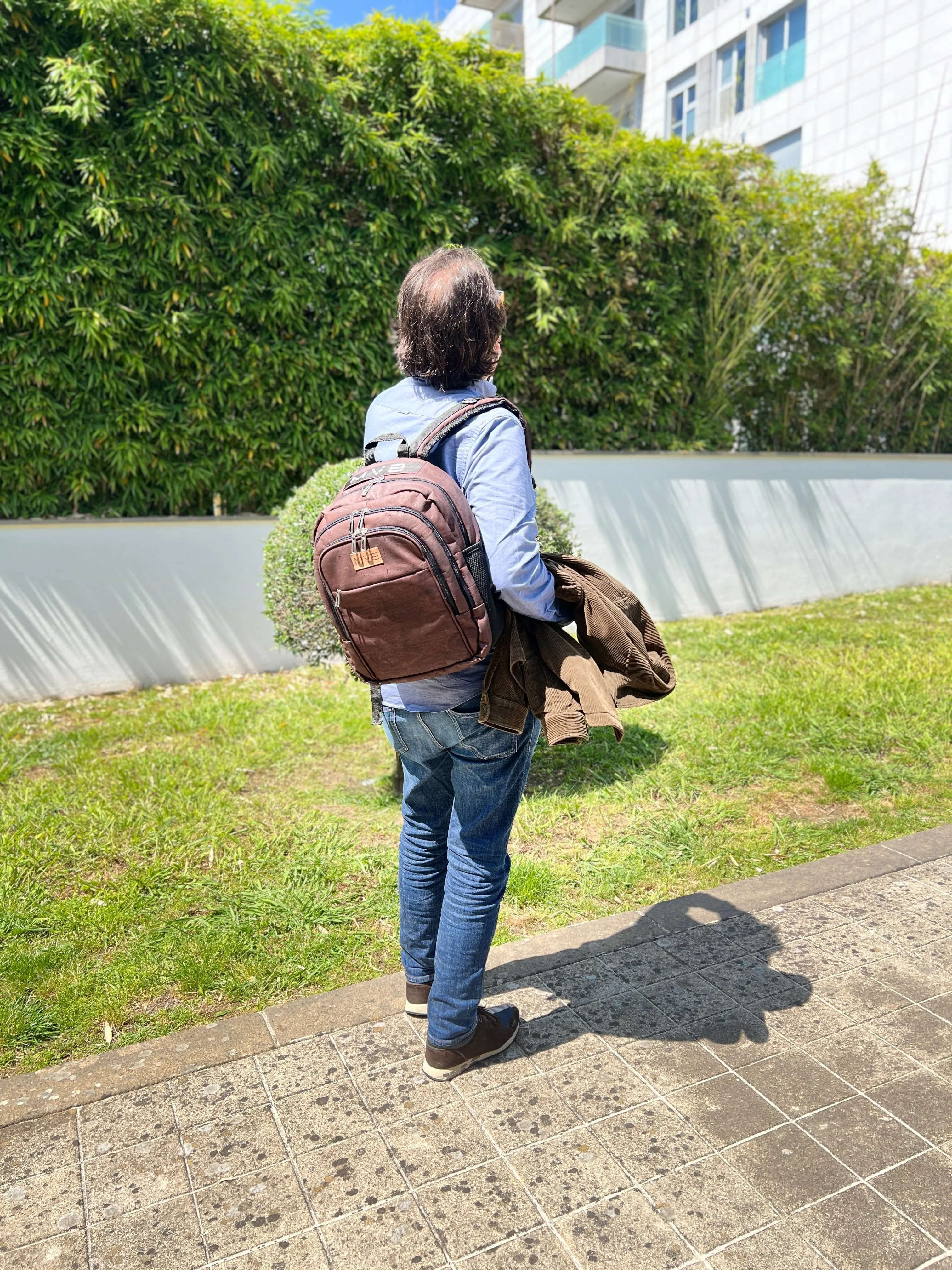 Xpedition Cork Vegan Backpack | Dark Brown