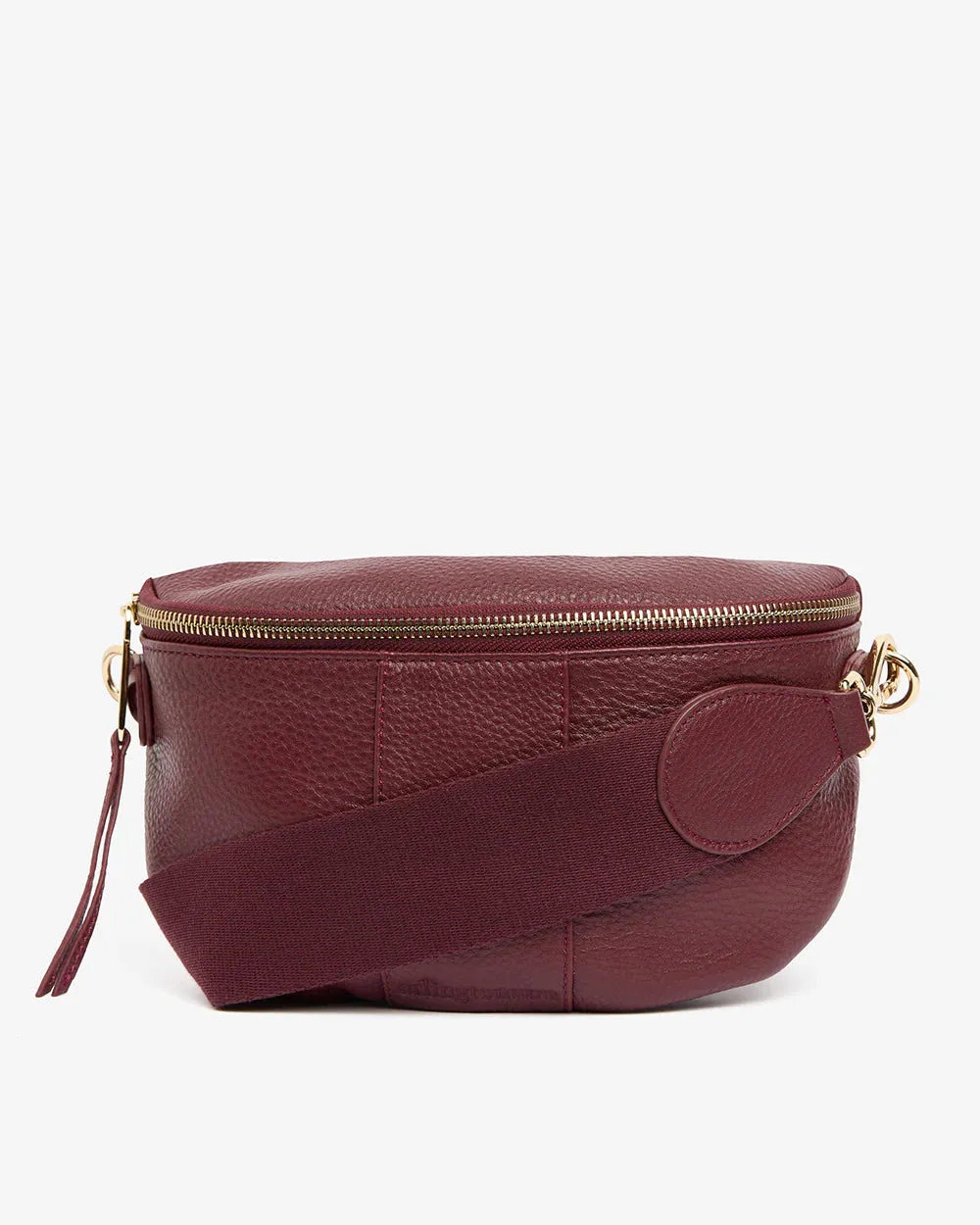 ZARA SLING BAG | Burgundy Pebble